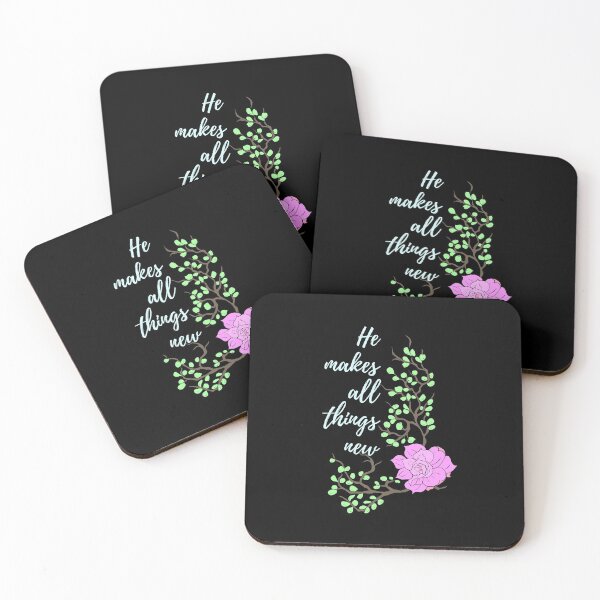 Item preview, Christian quote GOD He makes all things new designed and sold by pureheartvision.