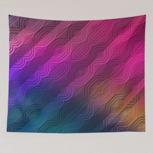 Item preview, Diagonal Multicolored Pattern designed and sold by Lyle Hatch.