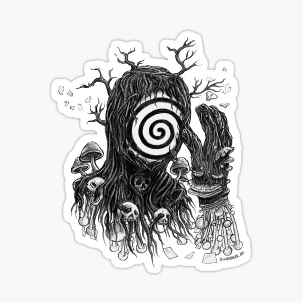Item preview, Tree Creature With a Swirly Face designed and sold by mosshead-art.