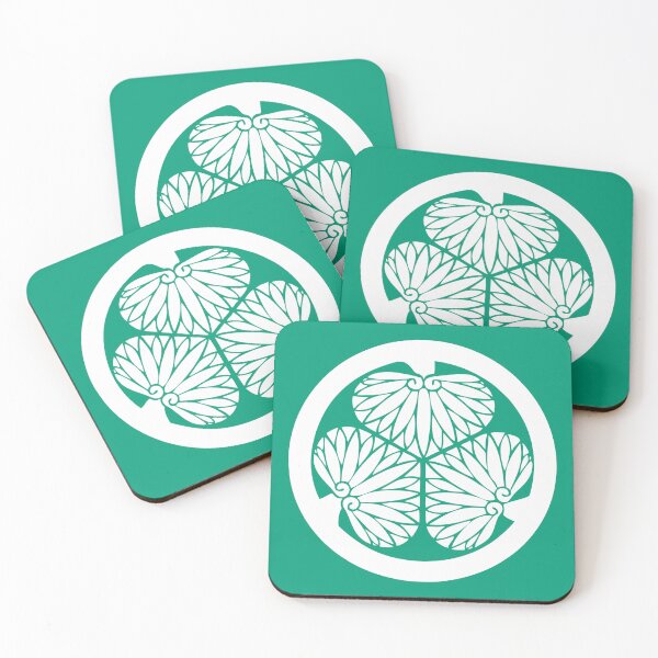 Item preview, Tokugawa Kamon/Mon White/Light Green designed and sold by JollyImp.