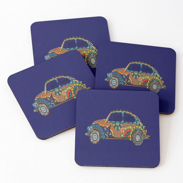Item preview, Vintage Car Hippy colorful vintage car designed and sold by JamesFenton.
