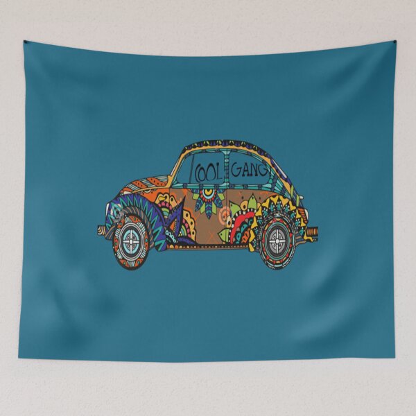 Item preview, Vintage Car Hippy colorful vintage car designed and sold by JamesFenton.