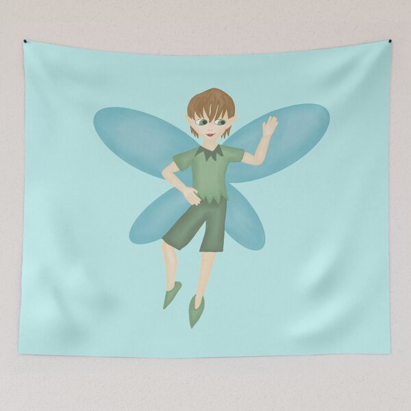 Item preview, Boy Fairy in Green designed and sold by Geometrico22.