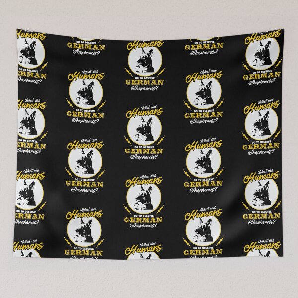 Item preview, Human and German Shepherd Dog Saying designed and sold by teamph.