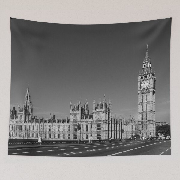 Item preview, London in Black & White 14 - The Houses of Parliament designed and sold by donandhiscamera.