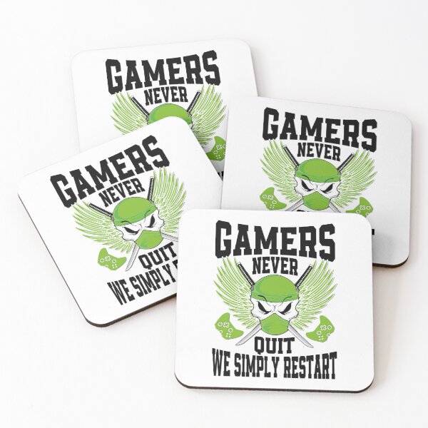 Item preview, Gamers Never Quit We Simply Restart designed and sold by YAHIA-14.