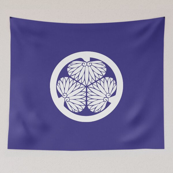Item preview, Tokugawa Kamon/Mon White/Dark Blue designed and sold by JollyImp.