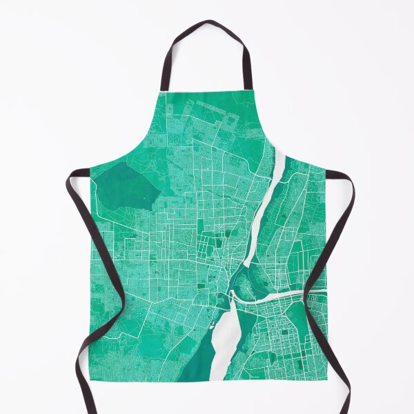 Item preview, Omdurman City Map of Sudan - Watercolor designed and sold by deMAP.