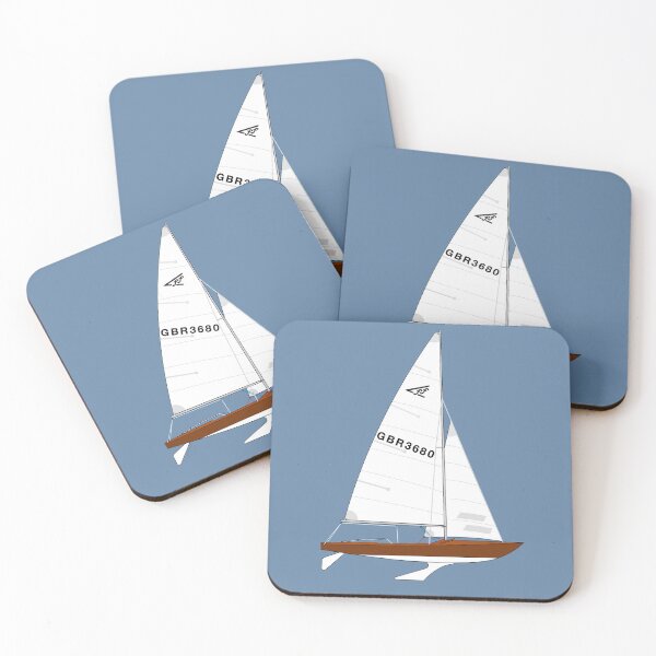 Item preview, Flying Fifteen 3680 Sailing Yacht  designed and sold by RedBubbleBath.