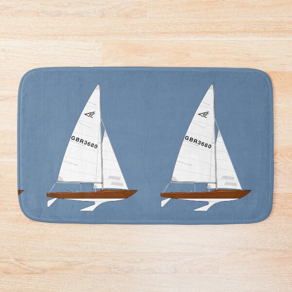 Item preview, Flying Fifteen 3680 Sailing Yacht  designed and sold by RedBubbleBath.