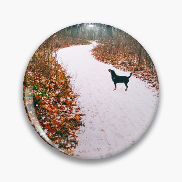 Item preview, Snowy way through a bright forest designed and sold by helenkaiy.