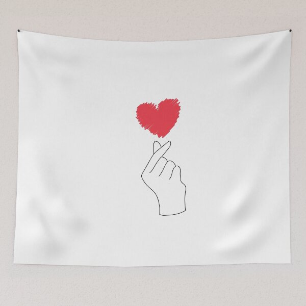 Item preview, Korean Heart Hand designed and sold by Laurelbdesigns.