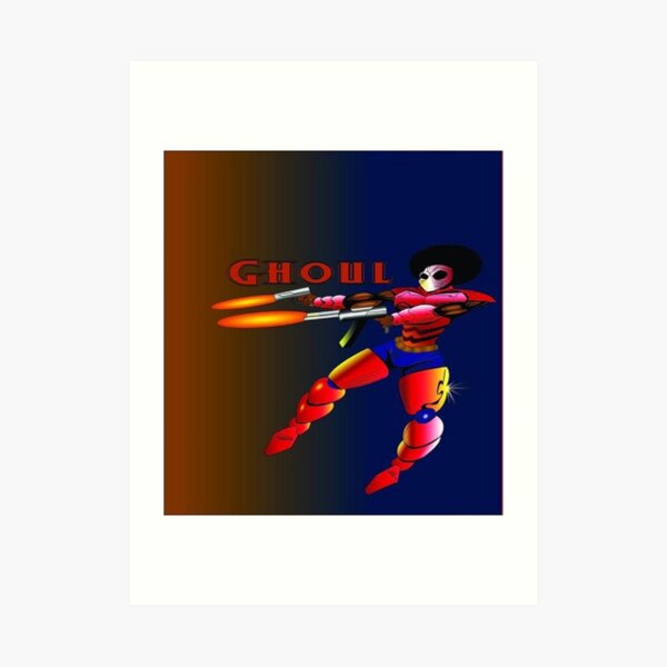 Ghoul of Ghost Squad Art Print