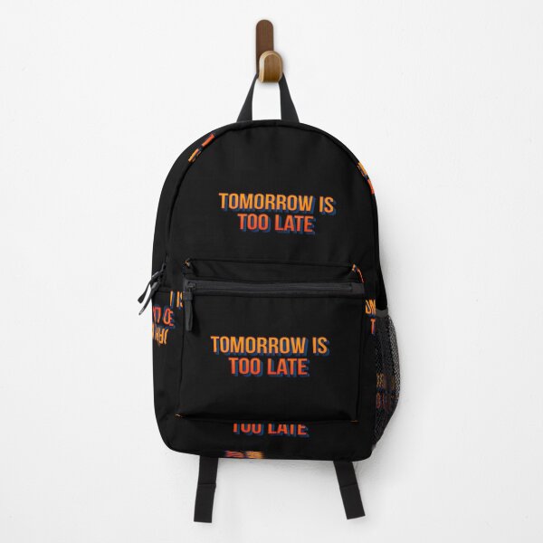 Item preview, Tomorrow Is Too Late – Vintage Retro Encouraging Quote Text Design designed and sold by The Green Corner.