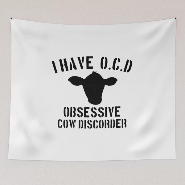 Item preview, I Have OCD - Obsessive Cow Disorder designed and sold by medbouk1.