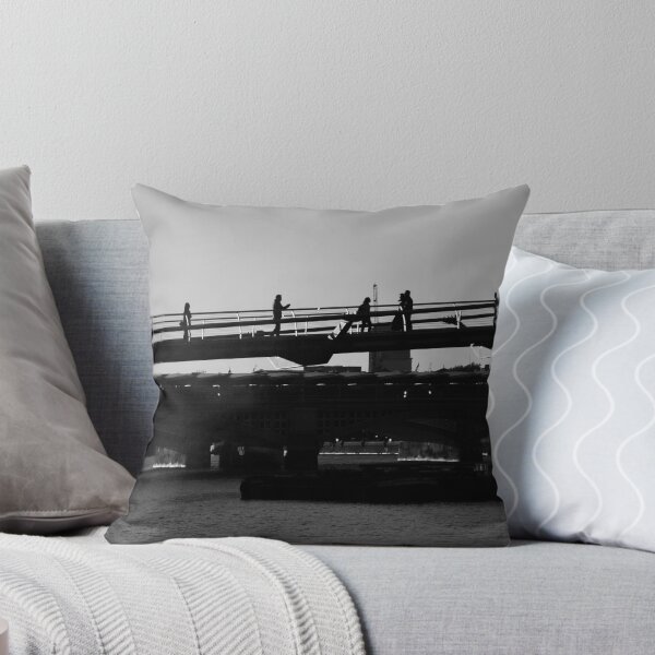 Item preview, London in Black & White 18 - People on the Bridge designed and sold by donandhiscamera.