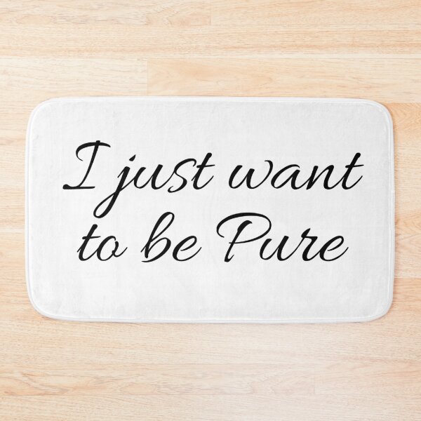 Item preview, I Just Want To Be Pure In Black designed and sold by Indra Agrawal.