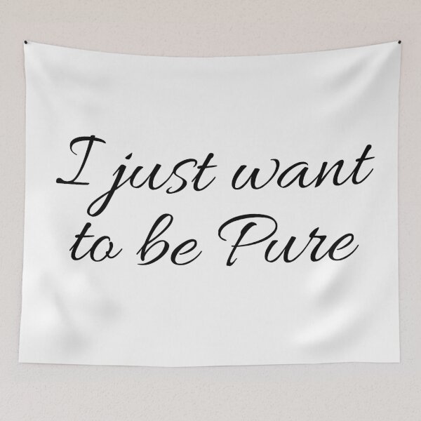 Item preview, I Just Want To Be Pure In Black designed and sold by Indra Agrawal.