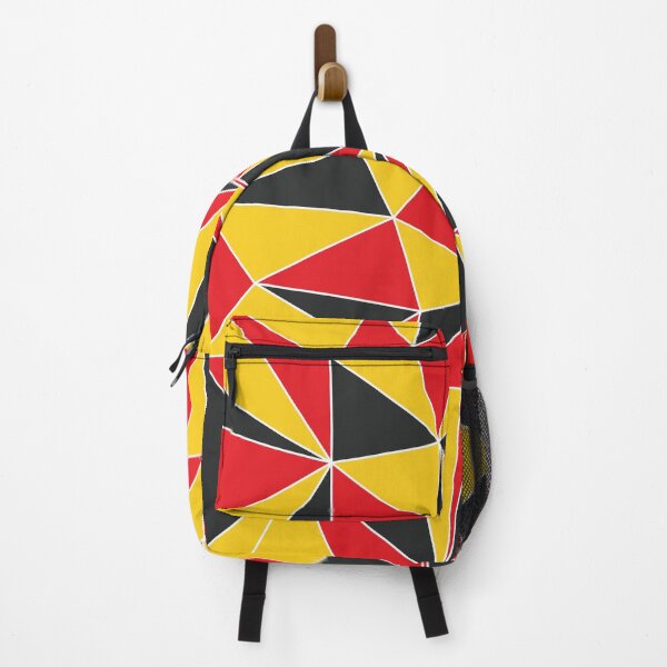 Item preview, Geometric Triangles With Colorful Seamless Pattern Germany flag color designed and sold by Mo5tar.