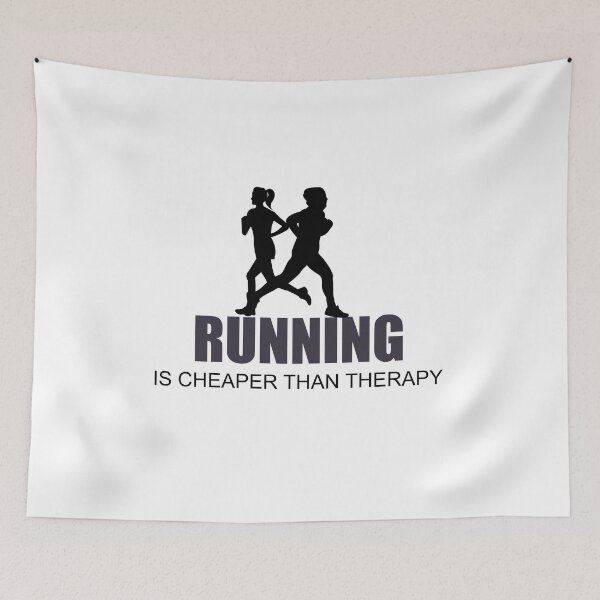 Item preview, Running Is Cheaper Than THERABY designed and sold by Rexoo.