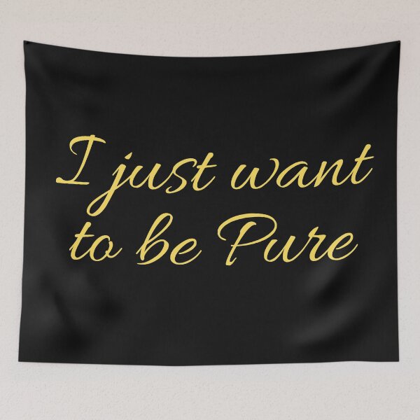 Item preview, I Just Want To Be Pure In Yellow designed and sold by Indra Agrawal.