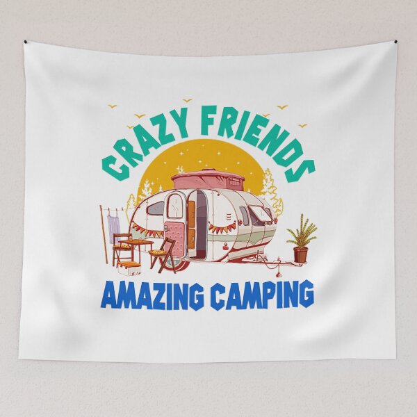 Item preview, Camping T-ShirtGood Time _ Crazy Friends Amazing Camping Memories designed and sold by ValakHana.