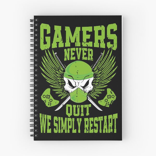 Item preview, Gamers Never Quit We Simply Restart designed and sold by YAHIA-14.