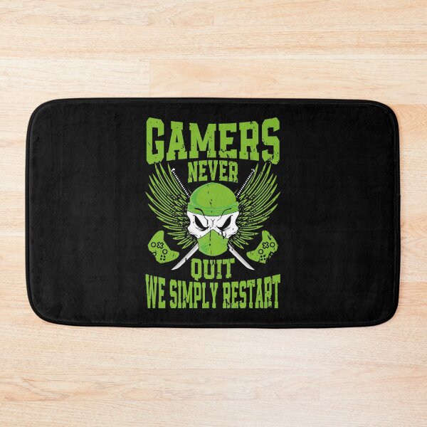 Item preview, Gamers Never Quit We Simply Restart designed and sold by YAHIA-14.