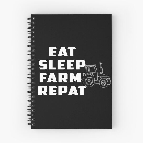 Item preview,  eat sleep farm repeat shirt designed and sold by oussimakh.