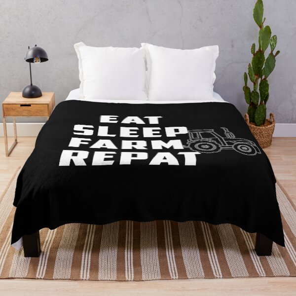 Item preview,  eat sleep farm repeat shirt designed and sold by oussimakh.