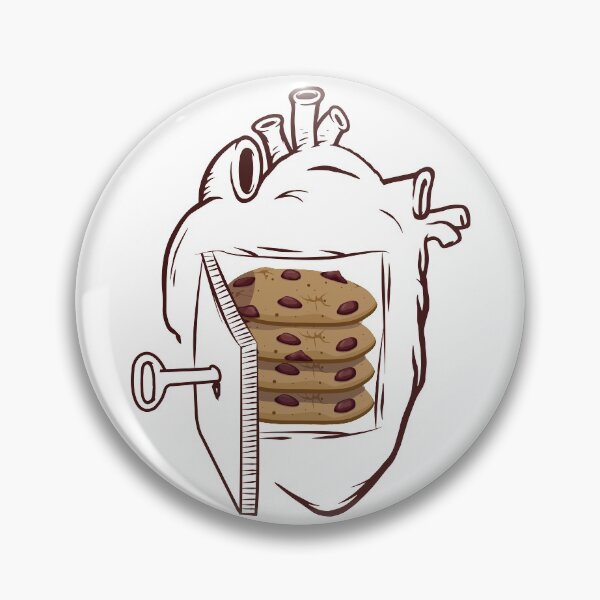 Item preview, Chocolate Chips Cookies In My heart designed and sold by foodisthekey.