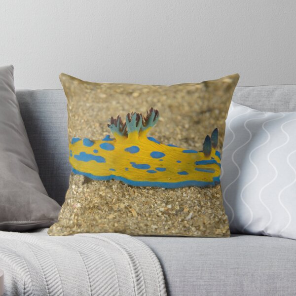 Nudibranch - Tambja verconis Throw Pillow
