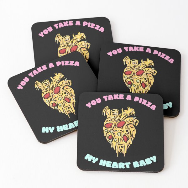 Item preview, You Take a Pizza My Heart Baby Funny Valentines designed and sold by RKSDesigns.