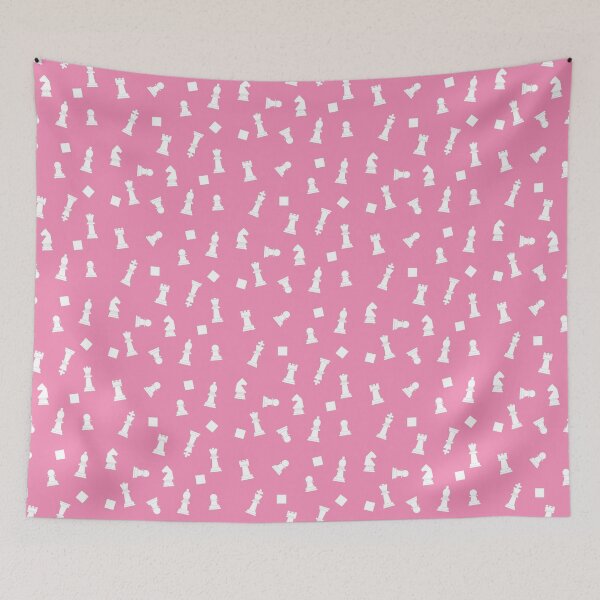 Item preview, Online Chess Lovers pink pattern designed and sold by My-Queens-Store.