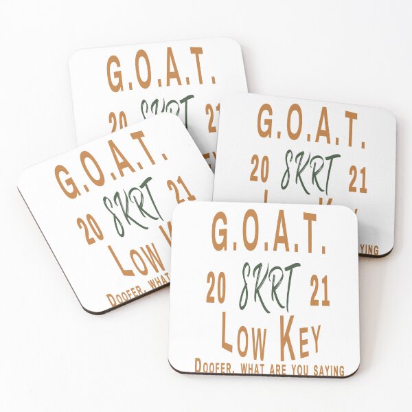 Item preview, Texto urbano G.O.A.T. Doofer 2021 Cool Orange Slang Words Color designed and sold by niksy.