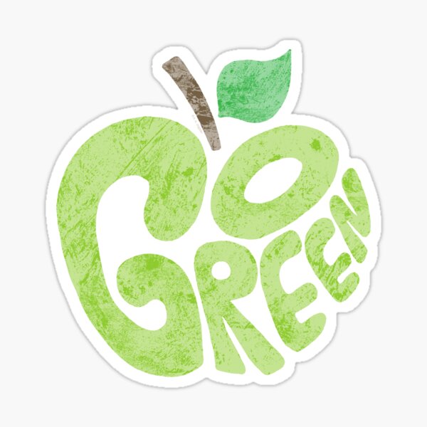 Green Apple Stickers for Sale | Redbubble