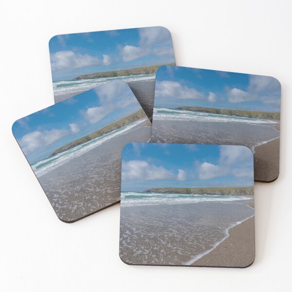 Item preview, Holywell Bay Beach  designed and sold by hawkie.