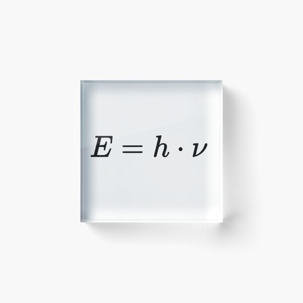 Item preview, planck equation, photon energy, quantum physics and science designed and sold by NoetherSym.