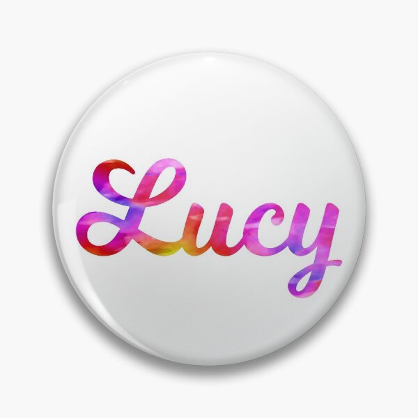 Item preview, Lucy girls name multi-color fun design designed and sold by ComicKitsch.