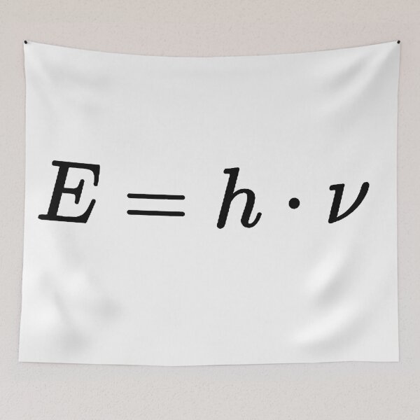 Item preview, planck equation, photon energy, quantum physics and science designed and sold by NoetherSym.