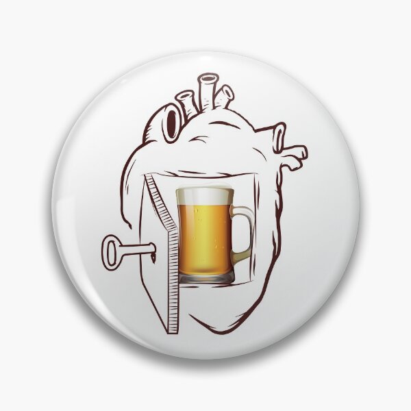 Item preview, Beer In My Heart designed and sold by foodisthekey.
