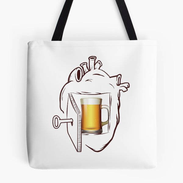 Item preview, Beer In My Heart designed and sold by foodisthekey.