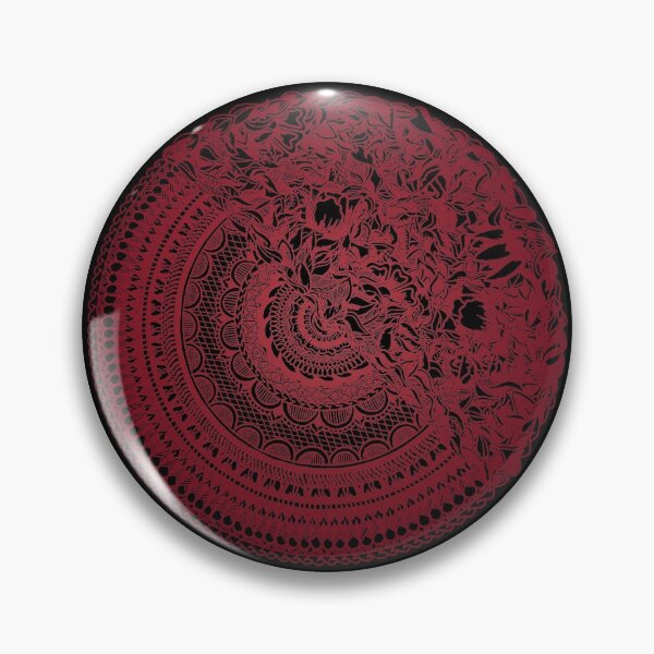 Item preview, 50Floral Mandala | Cherry Red by SimmyGhatt designed and sold by simmyghatt.
