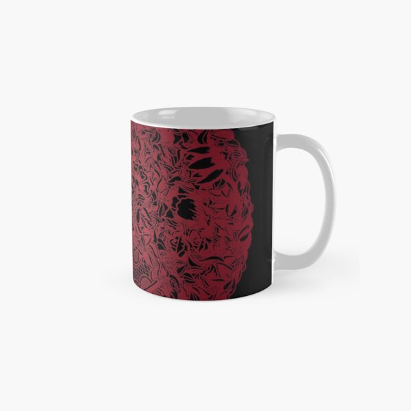 50Floral Mandala | Cherry Red by SimmyGhatt Classic Mug