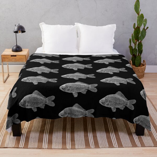 Item preview, Black Vintage Fish Graphics Illustration designed and sold by Ankerd.