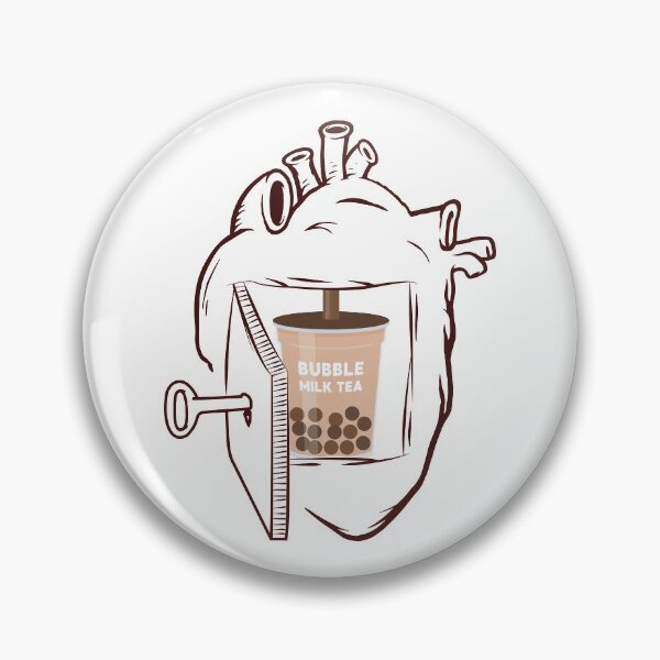 Item preview, Bubble Tea In My Heart designed and sold by foodisthekey.