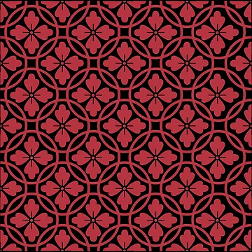 Artwork thumbnail, RED LEAF by PureGeometry