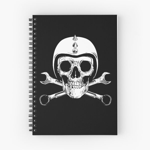 Item preview, Skull & Spanners - Isle of Man TT Motorbike Biker - Racing Mechanic Cross designed and sold by Creative  Tagging.