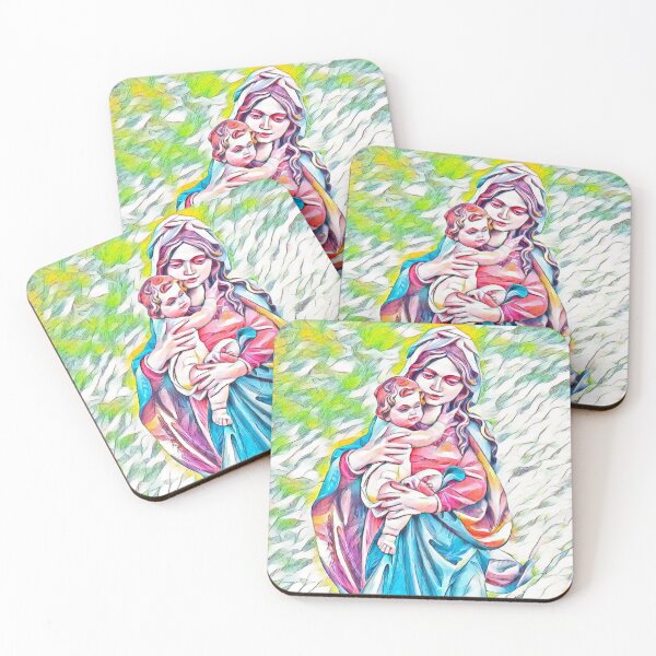 Item preview, Mary and Child Jesus designed and sold by Cute Designs Shop.