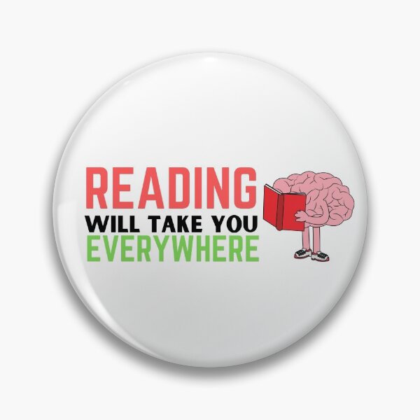 Item preview, Reading will take you everywhere funny reading quotes designed and sold by OneTimeEngineer.